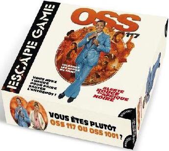 Couverture du livre « OSS 117 ; escape game » de Alice Millot aux éditions Marabout