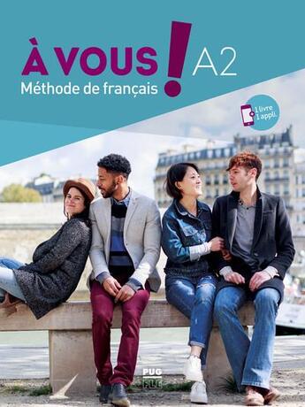 Couverture du livre « À vous ! ; FLE ; A2 » de Isabelle Gruca aux éditions Pu De Grenoble