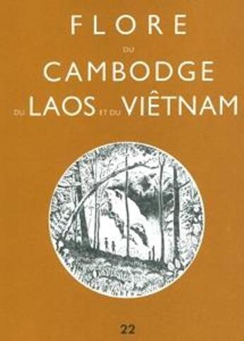 Couverture du livre « Flore du Cambodge, du Laos et du Vietnam Tome 22 : Bignoniaceae » de Jules E. Vidal et T Santisuk aux éditions Mnhn