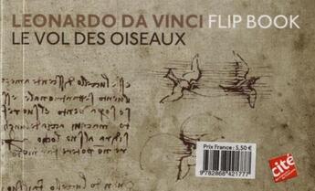 Couverture du livre « Leonardo da Vinci ; flip book » de  aux éditions Cite Des Sciences Et De L'industrie