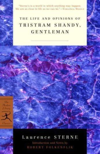 Couverture du livre « The life and opinions of tristram shandy, gentleman » de Laurence Sterne aux éditions Adult Pbs