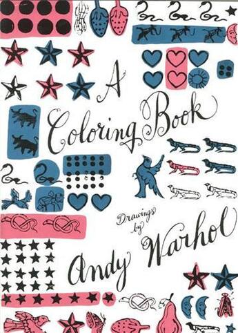 Couverture du livre « A coloring book drawings by andy warhol » de Andy Warhol aux éditions Thames & Hudson
