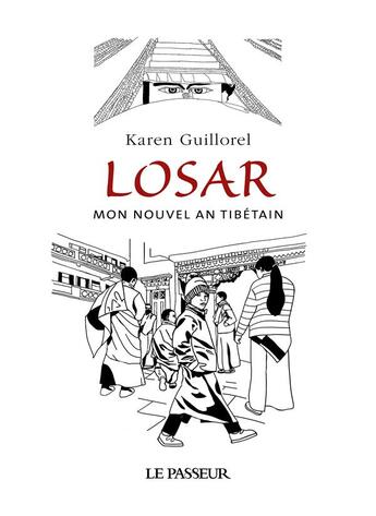 Couverture du livre « Losar : mon nouvel an tibétain » de Karen Guillorel aux éditions Le Passeur