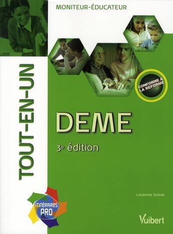 Couverture du livre « DEME ; tout en un (3e édition) » de Lucienne Suissa aux éditions Vuibert