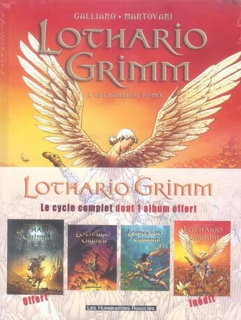 Couverture du livre « Lothario grimm ; coffret t.1 à t.4 » de Rolland Barthelemy et Fabio Montovani et Patrick Galliano aux éditions Humanoides Associes