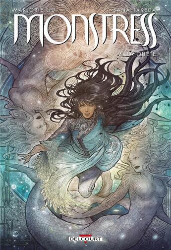 Couverture du livre « Monstress Tome 2 : la quête » de Sana Takeda et Marjorie M. Liu aux éditions Delcourt