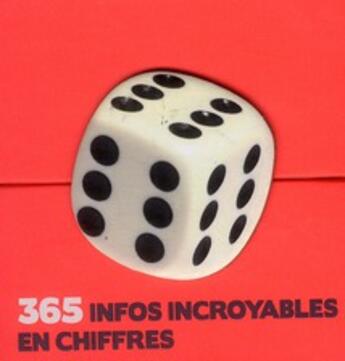 Couverture du livre « 365 infos incroyables en chiffres » de  aux éditions Play Bac