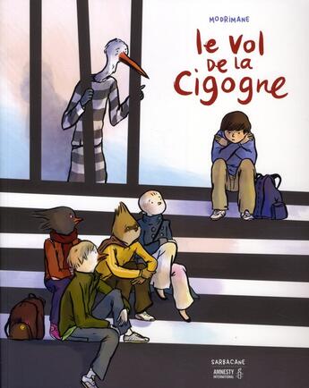 Couverture du livre « Le vol de la cigogne » de Modrimane aux éditions Sarbacane