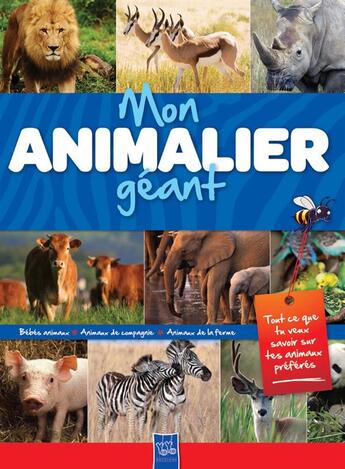 Couverture du livre « Mon animalier géant » de  aux éditions Yoyo Books