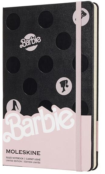 Couverture du livre « Barbie carnet grand format ligne dots » de  aux éditions Moleskine