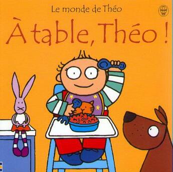 Couverture du livre « A table theo » de Fiona Watt aux éditions Usborne