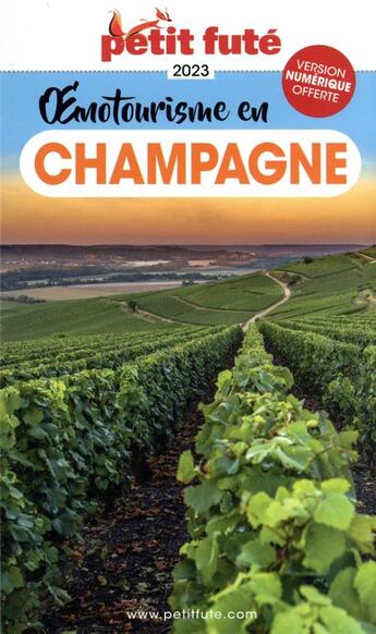 Couverture du livre « Oenotourisme en Champagne (édition 2022/2023) » de Collectif Petit Fute aux éditions Le Petit Fute