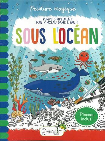 Couverture du livre « Sous l'océan » de Christel Durantin aux éditions Grenouille