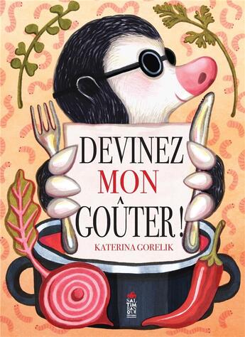 Couverture du livre « Devinez mon goûter ! » de Katerina Gorelik aux éditions Saltimbanque