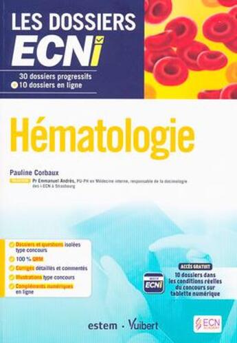 Couverture du livre « Hématologie » de Pauline Corbeaux aux éditions Estem