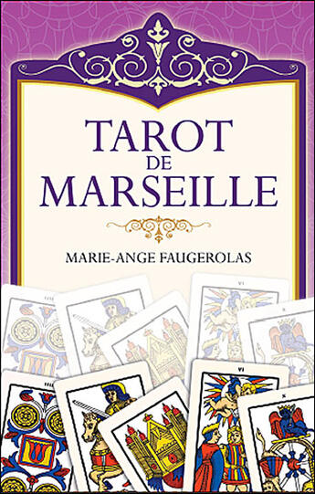 Couverture du livre « Coffret tarot de marseille » de Marie-Ange Faugérolas aux éditions Ada