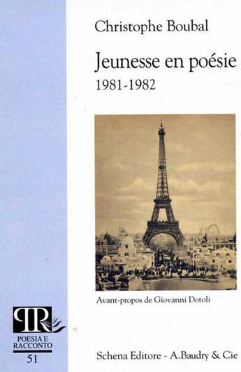 Couverture du livre « Jeunesse en poésie ; 1981-1982 » de Christophe Boubal aux éditions Alain Baudry Et Compagnie