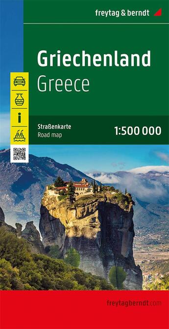 Couverture du livre « Greece » de  aux éditions Freytag Und Berndt