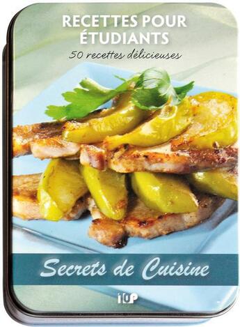 Couverture du livre « Recettes pour etudiants - boite de 50 recettes » de  aux éditions Artemis