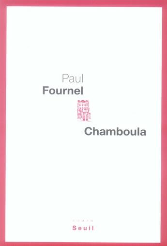 Couverture du livre « Chamboula » de Paul Fournel aux éditions Seuil