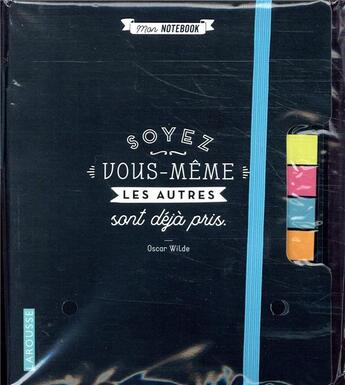 Couverture du livre « Mon note book soyez vous-meme » de  aux éditions Larousse