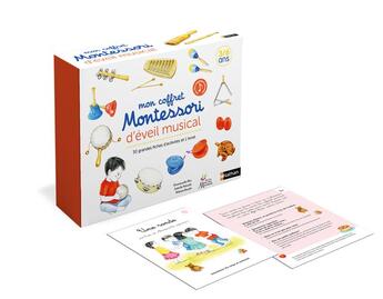 Couverture du livre « Mon coffret Montessori : jeux musicaux » de Roberta Rocchi et Emmanuelle Blin et Isabelle Palombi aux éditions Nathan