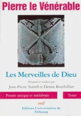 Couverture du livre « Livre des merveilles de Dieu » de Pierre Le Venerable aux éditions Cerf