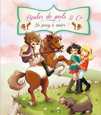 Couverture du livre « BOULES DE POILS & CIE ; un poney à sauver ! » de Ariane Delrieu et Olivier Dupin et Juliette Parachini-Deny aux éditions Fleurus