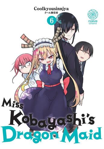 Couverture du livre « Miss Kobayashi's dragon maid Tome 6 » de Kyoshinsha Cool aux éditions Noeve Grafx