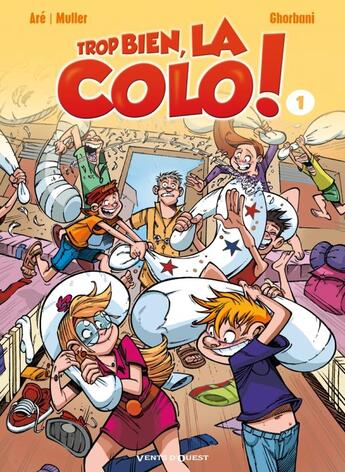 Couverture du livre « Vive la colo ! Tome 1 » de Cedric Ghorbani et Aré et Muller aux éditions Glenat