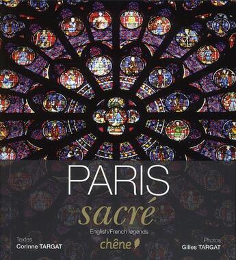 Couverture du livre « Paris sacré » de Corinne Targat aux éditions Chene