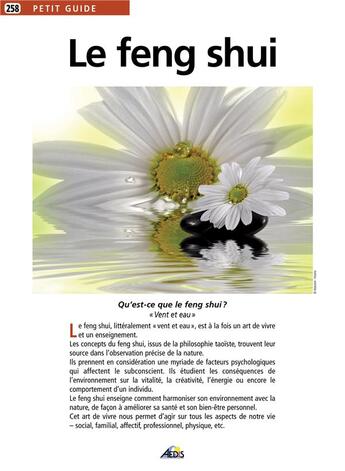 Couverture du livre « Le feng shui » de  aux éditions Aedis