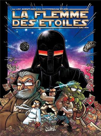 Couverture du livre « Les aventures du gottferdom studio Tome 3 ; la flemme des étoiles » de Dav+Esteban aux éditions Soleil