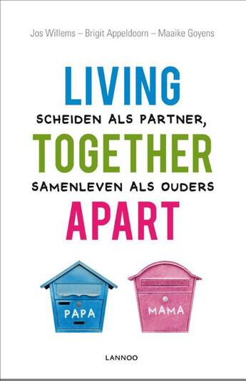 Couverture du livre « Living together apart » de Jos Willems aux éditions Terra - Lannoo, Uitgeverij