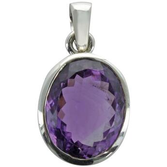 Couverture du livre « Pendentif avec carte amethyste argent - tranche 1,5 a 2,5 cm » de  aux éditions Dg-exodif