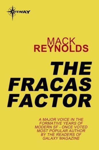 Couverture du livre « The Fracas Factor » de Mack Reynolds aux éditions Orion Digital