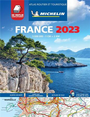 Couverture du livre « Atlas routier France : tous les services utiles (édition 2023) » de Collectif Michelin aux éditions Michelin