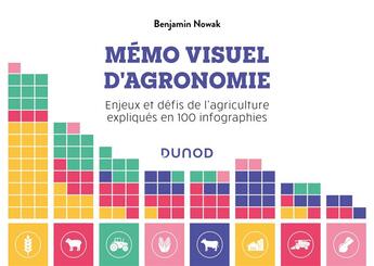 Couverture du livre « Mémo visuel d'agronomie : Enjeux et défis de l'agriculture expliqués en 100 infographies » de Benjamin Nowak aux éditions Dunod