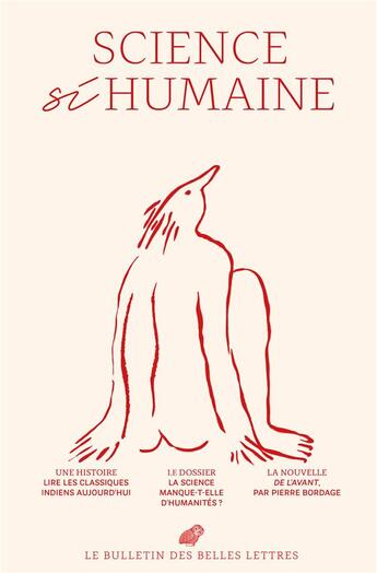 Couverture du livre « Science si humaine » de Le Bulletin Des Belles Lettres aux éditions Belles Lettres