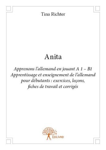 Couverture du livre « Anita » de Tina Richter aux éditions Edilivre