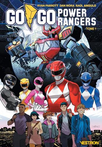 Couverture du livre « Go Go Power Rangers - Year one Tome 1 » de Dan Mora et Raul Angulo et Ryan Parrott aux éditions Vestron