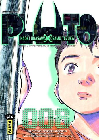 Couverture du livre « Pluto Tome 8 » de Naoki Urasawa et Osamu Tezuka aux éditions Kana