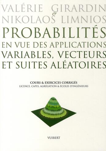 Couverture du livre « Cours et exercices de probabilités L3 t.1 » de Girardin/Limnios aux éditions De Boeck Superieur