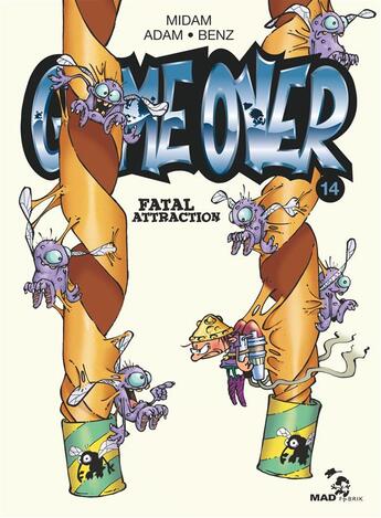 Couverture du livre « Game over Tome 14 : fatal attraction » de Benz et Midam et Adam aux éditions Glenat