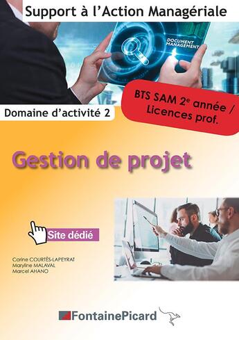 Couverture du livre « Gestion de projet bts2 sam » de Coutes-Lapeyrat... aux éditions Fontaine Picard