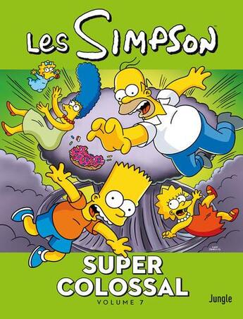 Couverture du livre « Les Simpson - super colossal t.7 » de Matt Groening aux éditions Jungle