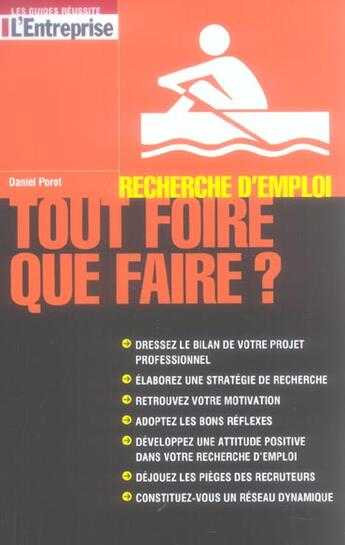 Couverture du livre « Tout Foire, Que Faire ? » de Daniel Porot aux éditions L'express