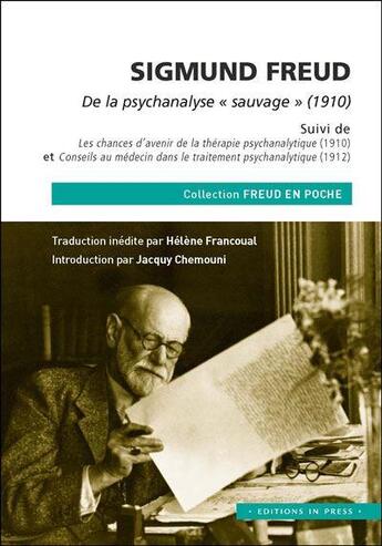 Couverture du livre « Sigmund Freud, de la psychanalyse 