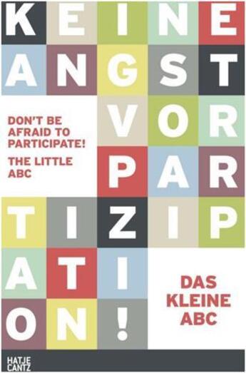 Couverture du livre « Don't be afraid to participate /anglais/allemand » de Schaller Natalie/Sko aux éditions Hatje Cantz