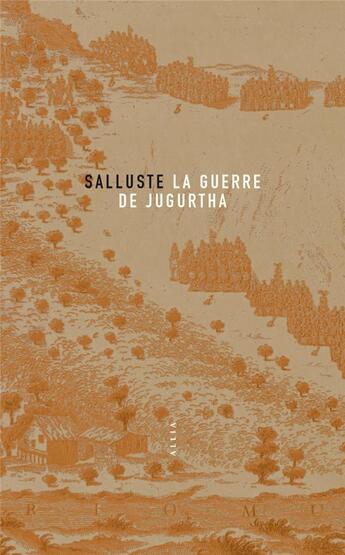 Couverture du livre « La guerre de Jugurtha » de Salluste aux éditions Allia